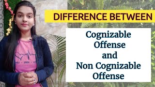 Difference Between Cognizable and Non Cognizable Offense in 1 minute Lawvita shorts [upl. by Gaston]