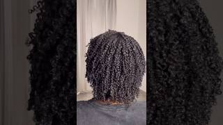 Defining curls on 4C natural hair [upl. by Orfinger]