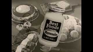 1950s Commercial for Hellmanns Mayonnaise [upl. by Esinaej]