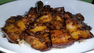 KILLER SPRITE PORK ADOBONG TUYO  How to cook pork adobong tuyo ala Los Kusineros  video 40 [upl. by Annayrb]