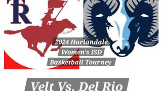 2024 Harlandale Womens ISD Basketball Tourney Roosevelt Vs Del Rio 11824 Gm 3 [upl. by Fionna]