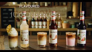 HOW TO MAKE A FLAVOURED ICED LATTE [upl. by Dleifxam]