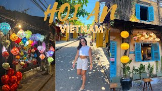 EXPLORING HOI AN VIETNAM  OLD TOWN BAMBOO BOAT amp CUSTOM MADE CLOTHES [upl. by Annekim392]