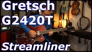 Gretsch G2420T Streamliner Bigsby Demo [upl. by Zilevi]