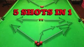 Trick Shots ANYONE can do  Snooker Trick shots [upl. by Mercado]