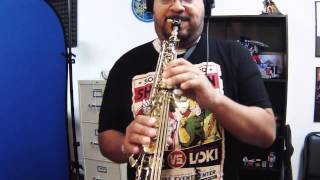 Gerudo Valley From quotZelda Ocarina of Timequot Soprano Saxophone Game Cover [upl. by Harty]