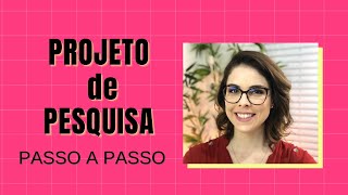 Como fazer PROJETO de PESQUISA para TCC Mestrado e Doutorado [upl. by Larual]