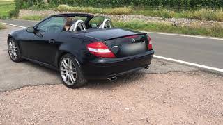 Mercedes Benz SlK 200K Sound [upl. by Suoicserp]