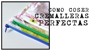 Como coser cremalleras perfectas  y Estuche DIY [upl. by Ennael286]