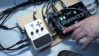 BeatBuddy amp Pigtronix Infinity synchronisation demo française [upl. by Ardena]