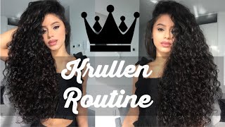 💖Krullen Routine  Tips Kruidvat en OPOP  ALYSSARXS [upl. by Fu]