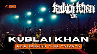 Kublai Khan  SelfDestruct  Pain Remains Tour Live In Toronto 2024 [upl. by Youngran]