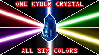 EASY Savi’s Galaxy’s Edge lightsaber HACK One Kyber Crystal  all six colors [upl. by Pedroza738]