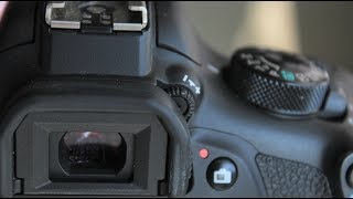 Using Diopter Adjustments In DSLR Cameras [upl. by Nehpets]