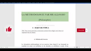 METHODE dissertation Philosophie  sujet de type 1  niveau 1ère et terminal BAC [upl. by Adgam300]