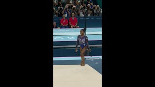 Simone Biles AMAZING floor routine 🤩 🇺🇸 Paris2024 [upl. by Yttocs]