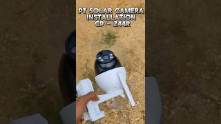 Pt Solar Camera Installation Cp  Z44R LCtechvlogging shorts [upl. by Yeliac]