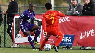 U21 Cup  AFC Tubize 00 RSCA [upl. by Ilsa872]