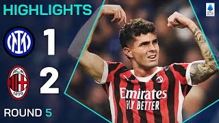 INTERMILAN 12  HIGHLIGHTS  Pulisic strikes in Milan derby win  Serie A 202425 [upl. by Michael]