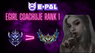 Kaseko EGirl z Diamentu Coachuje Rank 1 [upl. by Rhett]