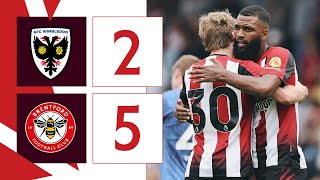 Igor Thago hits debut double 🇧🇷  AFC Wimbledon 25 Brentford  Pre Season Friendly Highlights [upl. by Moraj]