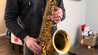 Gold Plated 121xxx Selmer Mark VI Tenor Saxophone Demo wwwdcsaxcom [upl. by Irol]