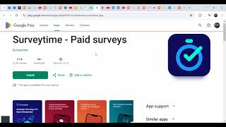 Survey time Paid surveys Reviews Is Surveytime legit [upl. by Eisdnyl794]