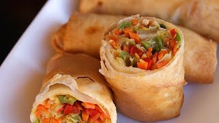 Chicken Spring Rolls  Restaurant style Chicken Spring Rolls  Spring Rolls by Samis Kitchen [upl. by Alemrac]