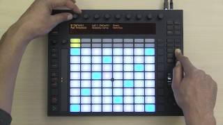 Ableton Push 1 Tutorial Part 6 Pad Sensitivity [upl. by Raila]