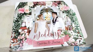 Wedding Photobook  Imagewrap Hardcover  Premium Layflat Binding 14quot x 11quot 35 x 28 cm [upl. by Nirag327]