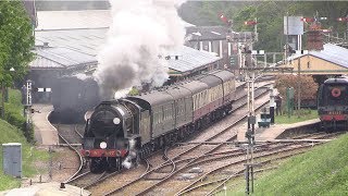 Southern Railway S15 Class No 847 Departing Horsted Keynes on the Bluebell Railway 5th April 2019 [upl. by Kimberli]