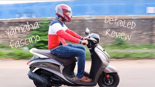 New Yamaha Fascino Detailed Review Everything you need to know [upl. by Aikahs]