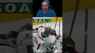 Wild Way To Score A Goal shorts nhl hockey goals [upl. by Ocirderf]