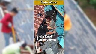 Slate Roof Replacement in Glen Rock NJ  Mattsson Roofing [upl. by Aivatal]