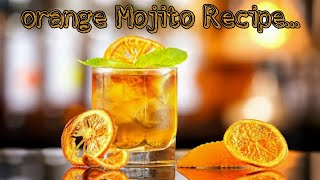 Orange Mojito  Home Made  1 minute recipe FOOD LOVERS short shortvideos [upl. by Trisa100]