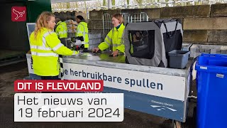 Dit is Flevoland maandag 19 februari 2024  Omroep Flevoland [upl. by Shaffer]