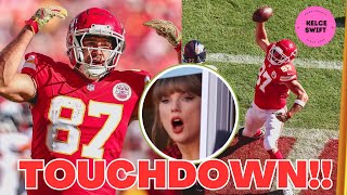 OMG Taylor Swift was SHOCKED to Travis Kelce’s TOUCHDOWN during Chiefs vs Broncos [upl. by Lisbeth]