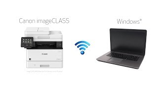 WiFi Setup with a Windows PC for Canon imageCLASS [upl. by Agiaf192]