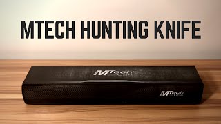 Unboxing The Mtech Mt  086 Knife And Testing It Out [upl. by Einram]