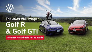 The Best Hatchbacks in the World The 2024 Volkswagen Golf R and Golf GTI  Volkswagen Canada [upl. by Ahsit599]