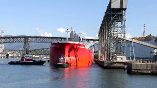 Seaspan Tugs Docking The Navios Armonia At Viterra Grain Elevator Vancouver BC 3 [upl. by Courtland]