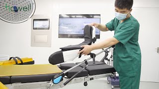 High End Lithotomy Position Stirrups Pneumatic spring assist easy to adjust [upl. by Mcquoid597]