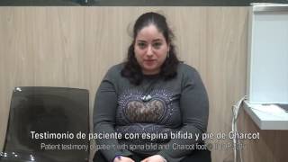 TESTIMONIO DE PACIENTE CON ESPINA BIFIDA Y PIE DE CHARCOT [upl. by Aieka]