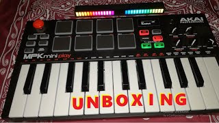 Unboxing Akai Mpk Mini Play [upl. by Winston]