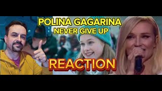 POLINA GAGARINA Полина Гагарина  Не сдавайся никогда OST Хоккейные папы REACTION [upl. by Neelsaj177]