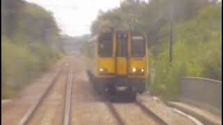 WAGN Class 313  Hertford North to Finsbury Park 22nd July 2004 Plus Drivers Eye View [upl. by Ecnerret]