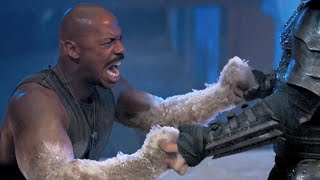 Mortal Kombat  Jax vs SubZero Fight Scene Jax Loses His Arms  Movie CLIP 4K [upl. by Nairahcaz]