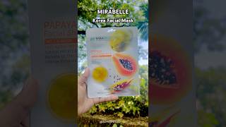 Mirabelle Face Mask koreanskincare ytshorts shorts mirabelle koreanmask koreanskincareroutine [upl. by Nueormahc631]