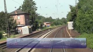 FstMitfahrt Würzburg  Frankfurt Teil 713 HD [upl. by Rossy94]