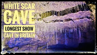 The White Scar Cave CarnforthYorkshire Dale National Park Longest show cave in UK Walk In UK [upl. by Schofield510]